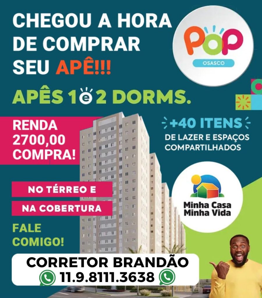 🚨 LANÇAMENTO IMPERDÍVEL EM OSASCO – POP OSASCO! 🚨